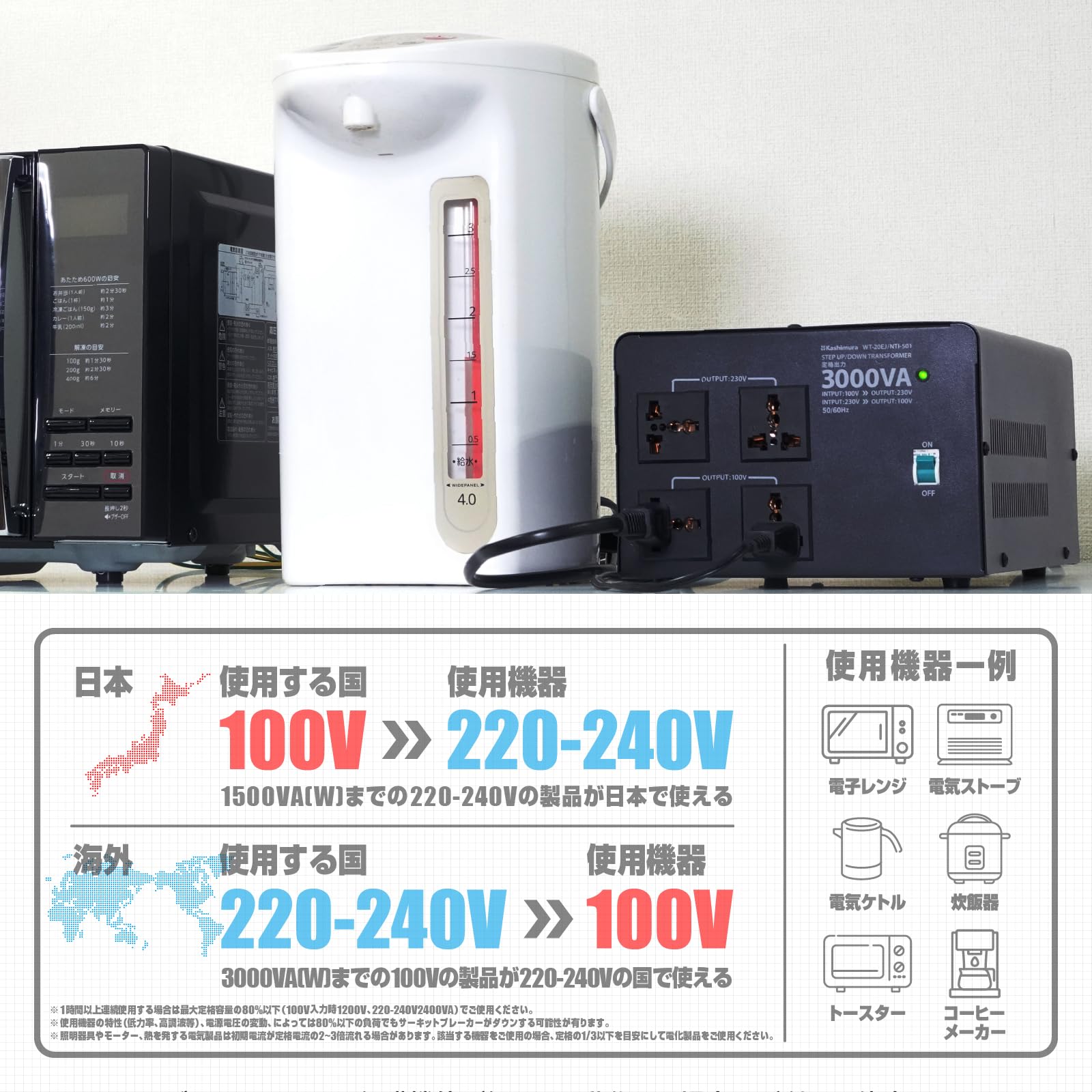 専用箱付き　Kashimura NTI-20 変圧器 1500VA 専用箱付き Kashimura NTI-20 変圧器 1500VA Amazon.co.jp: カシムラ